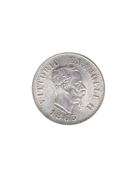 Vittorio Emanuele II - 50 Centesimi 1863 Valore (Milano)
